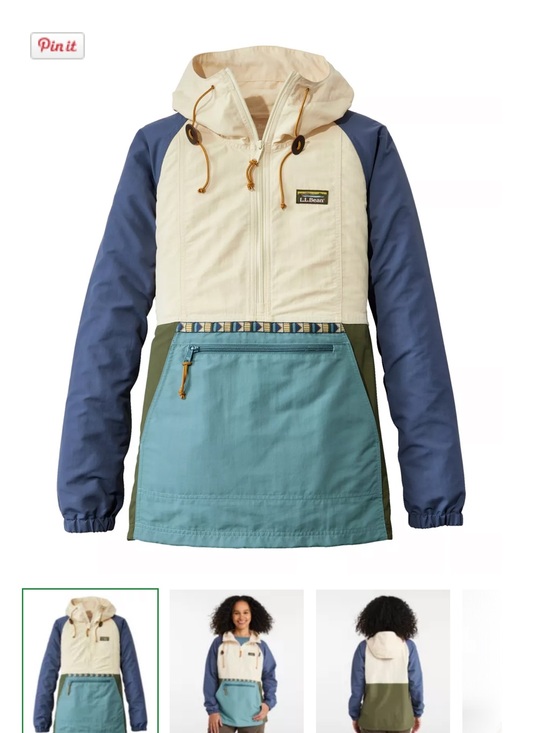 Patagonia Jackets & Blazers - Patagonia Colorblock Pullover Jacket in Cream, Blue, Teal, Olive